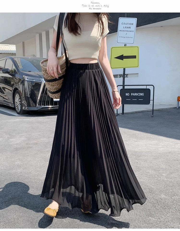 Rosé Flow High-Waist Rock