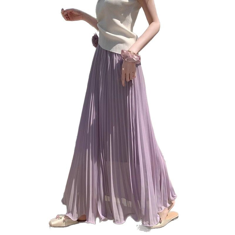 Rosé Flow High-Waist Rock