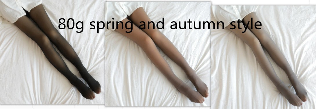 Arctic Warmth Sheer-Look Tights