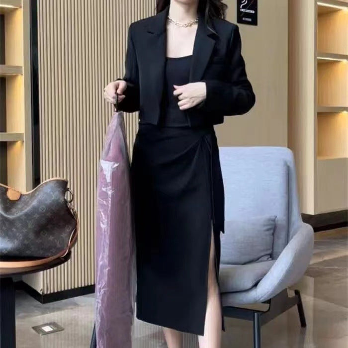 Women's Fashion Short Suit Skirt Set
