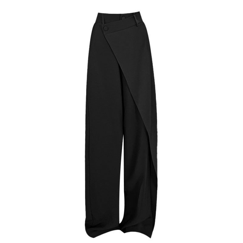 Unregelmäßige weite Hose Ins Fashion Locker geschnittene Damenhose