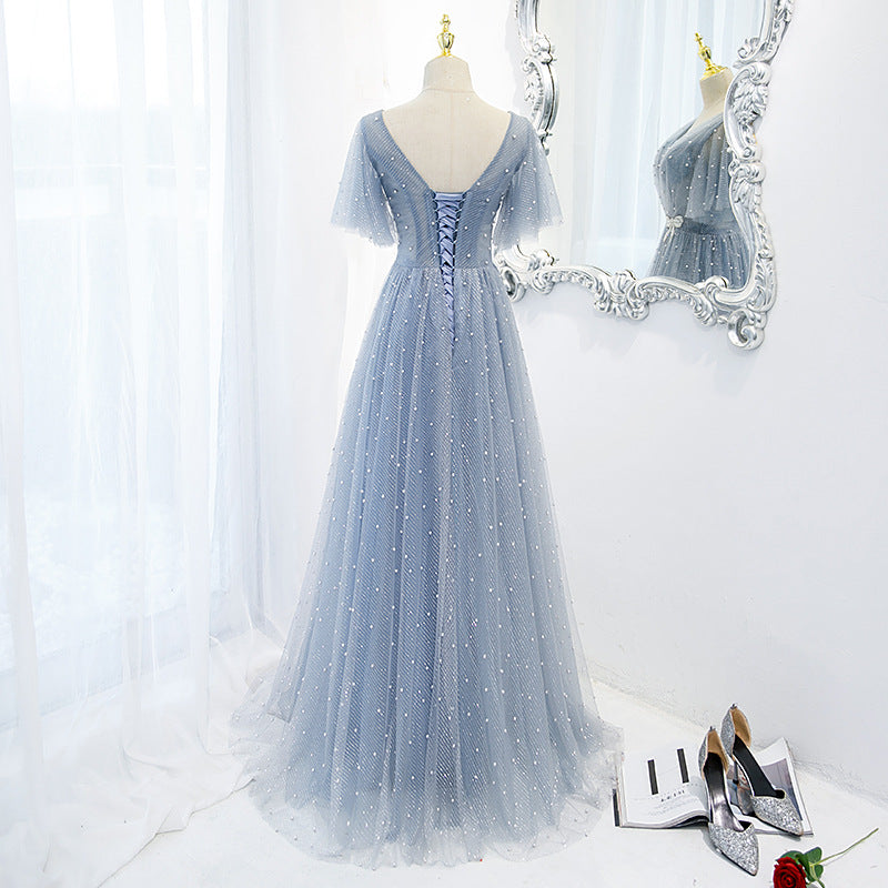Evening Dress Female Elegant Temperament Host