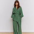 Elastischer Rayon-Pyjama-Anzug europäisch und amerikanisch