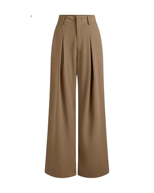 Nermosa High-Waist Korean Trousers with Wide Baggy Fit | Trendy GenZ Streetwear Pants