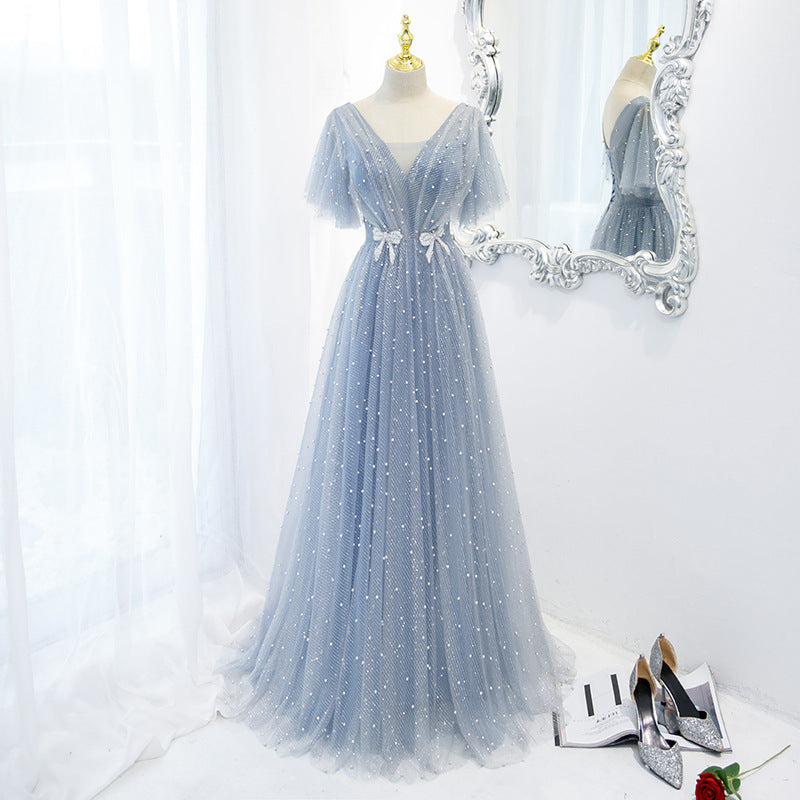 Abendkleid Damen Elegant Temperament Gastgeberin