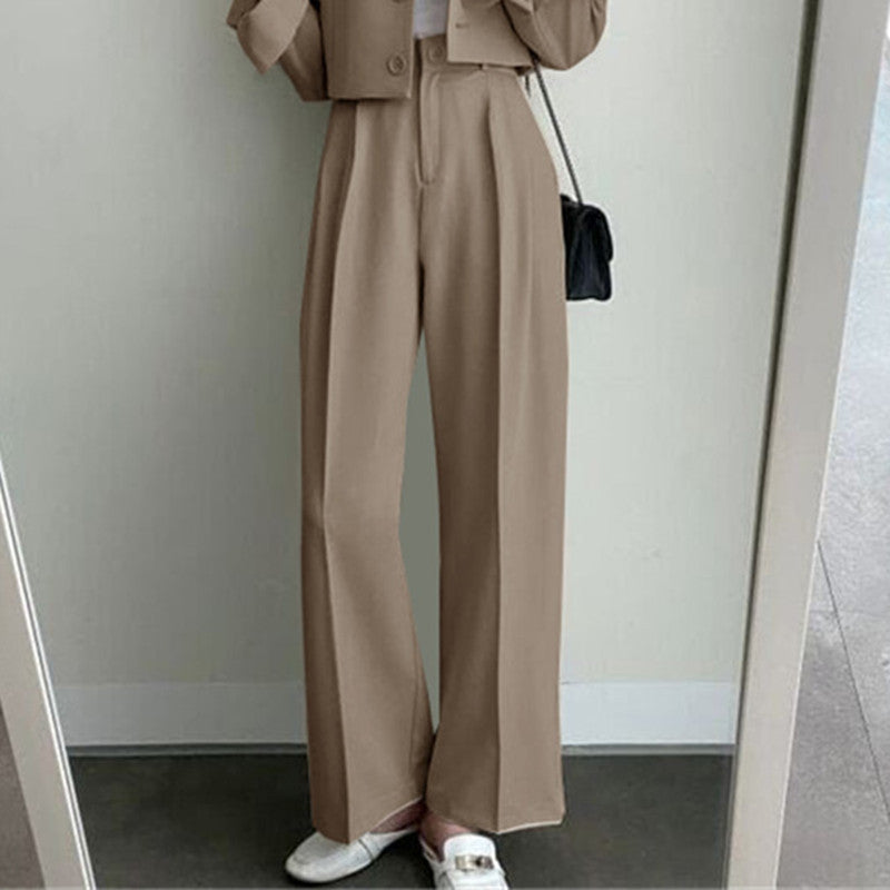 Women's Fashion Casual Suit Pants Set