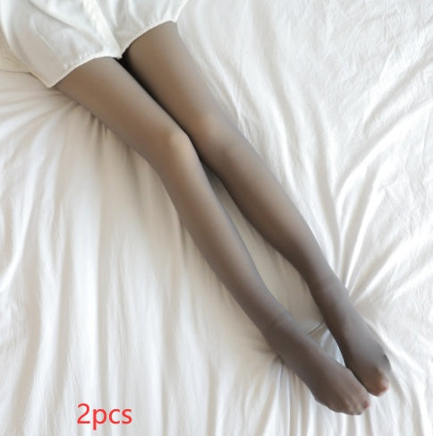 Arctic Warmth Sheer-Look Tights