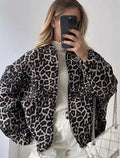 Lockere Mode Revers Jacke Reißverschluss Coole Langarm Reißverschluss Moto Biker Lederjacke Damenbekleidung