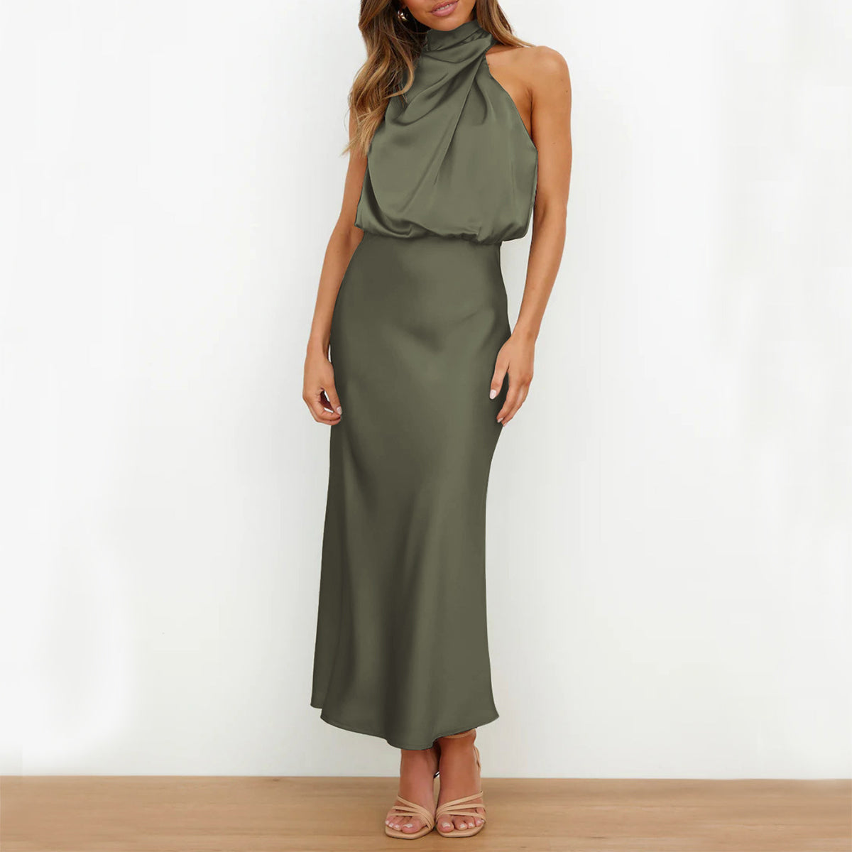 Women’s Summer Sleeveless Dress – Elegant Evening Party Club Outfit