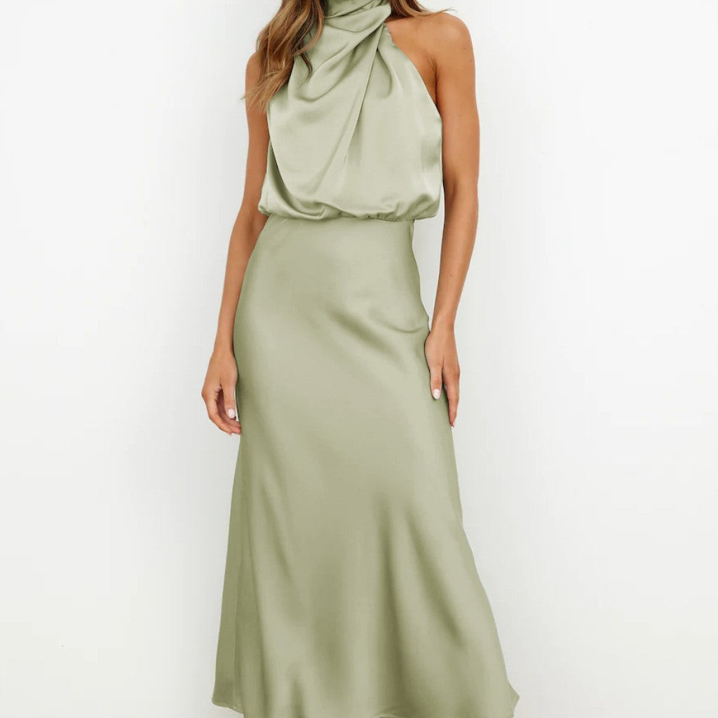 Women’s Summer Sleeveless Dress – Elegant Evening Party Club Outfit