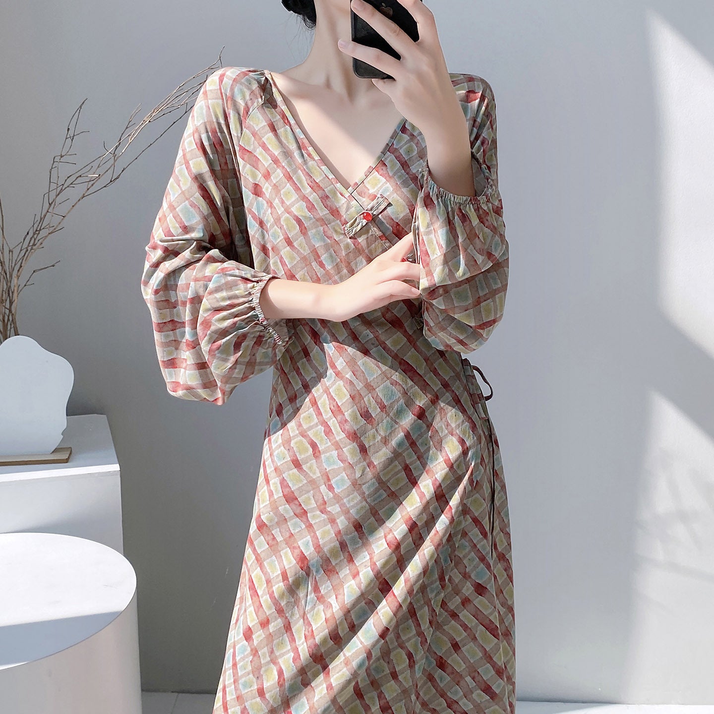 Women's Floral Maxi Dress, Relaxed-Fit A-Line