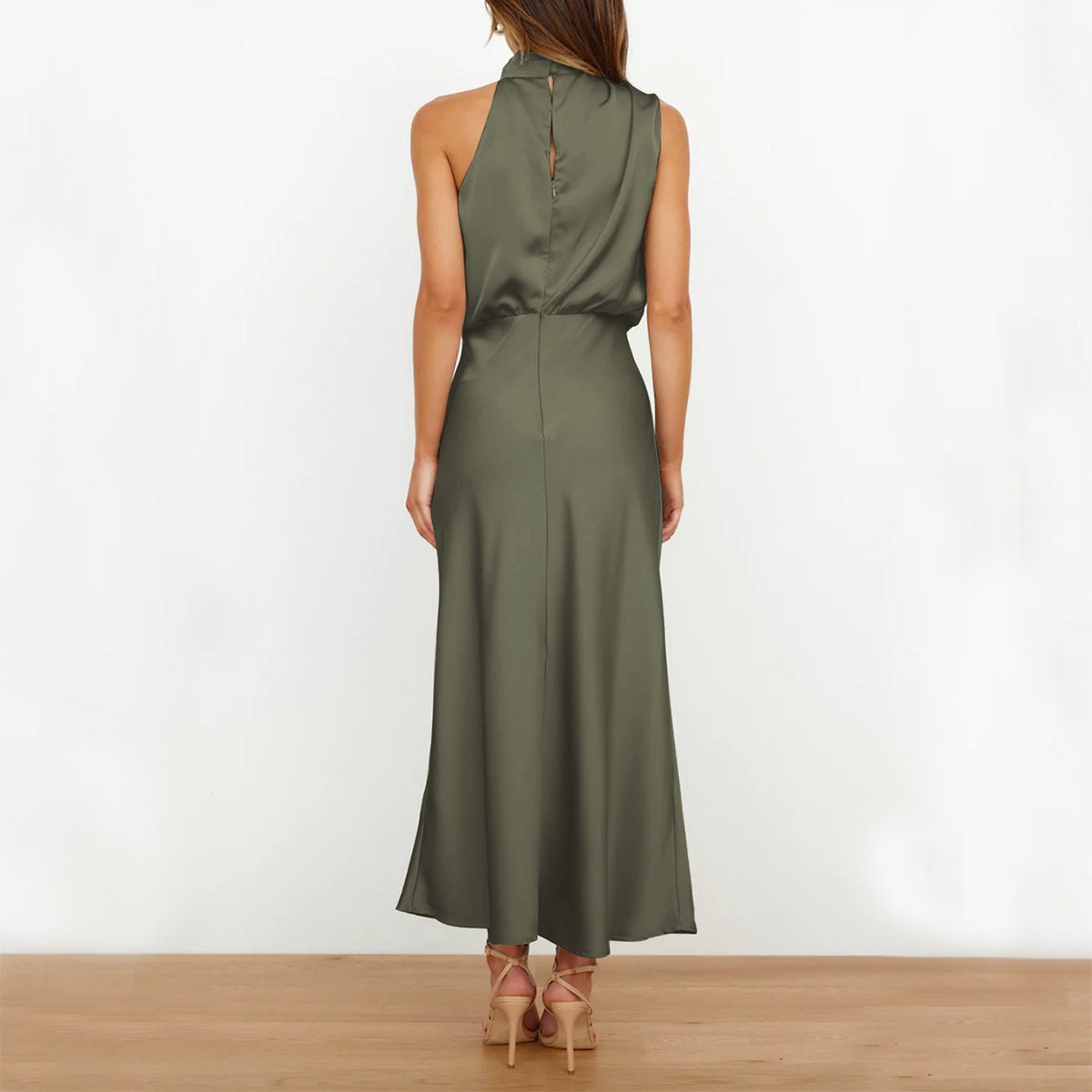 Women’s Summer Sleeveless Dress – Elegant Evening Party Club Outfit