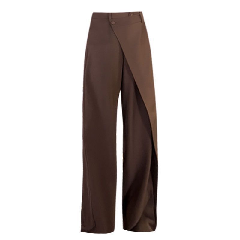 Unregelmäßige weite Hose Ins Fashion Locker geschnittene Damenhose