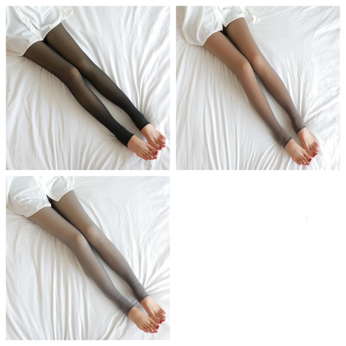 Arctic Warmth Sheer-Look Tights