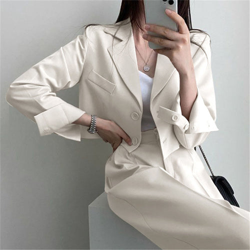 Women's Fashion Casual Suit Pants Set
