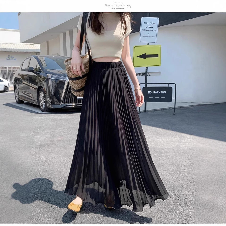 Rosé Flow High-Waist Rock