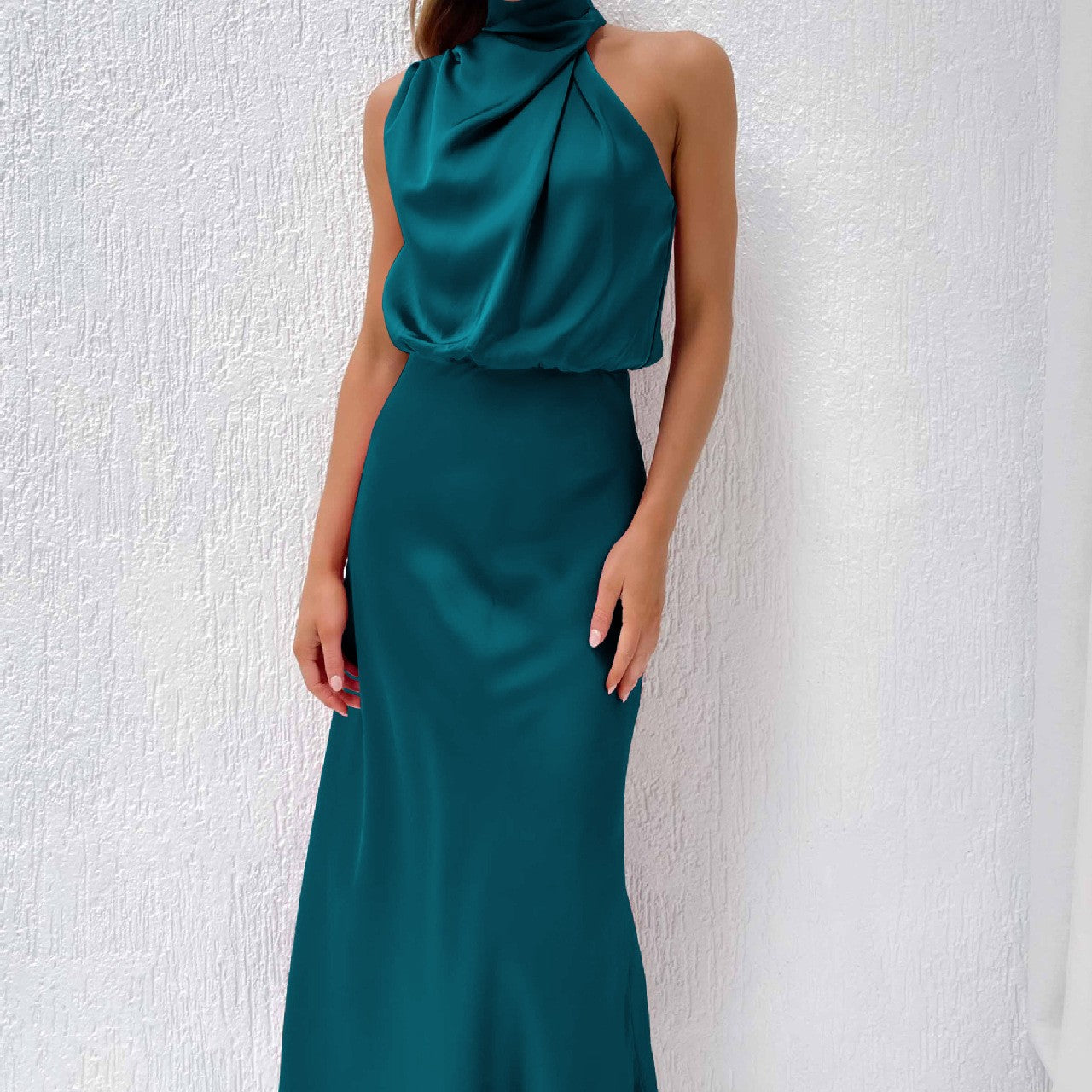 Women’s Summer Sleeveless Dress – Elegant Evening Party Club Outfit