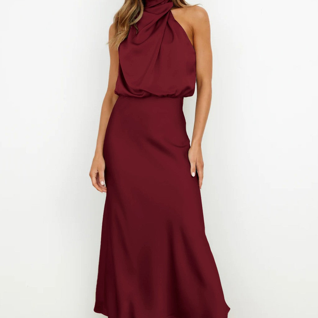 Women’s Summer Sleeveless Dress – Elegant Evening Party Club Outfit