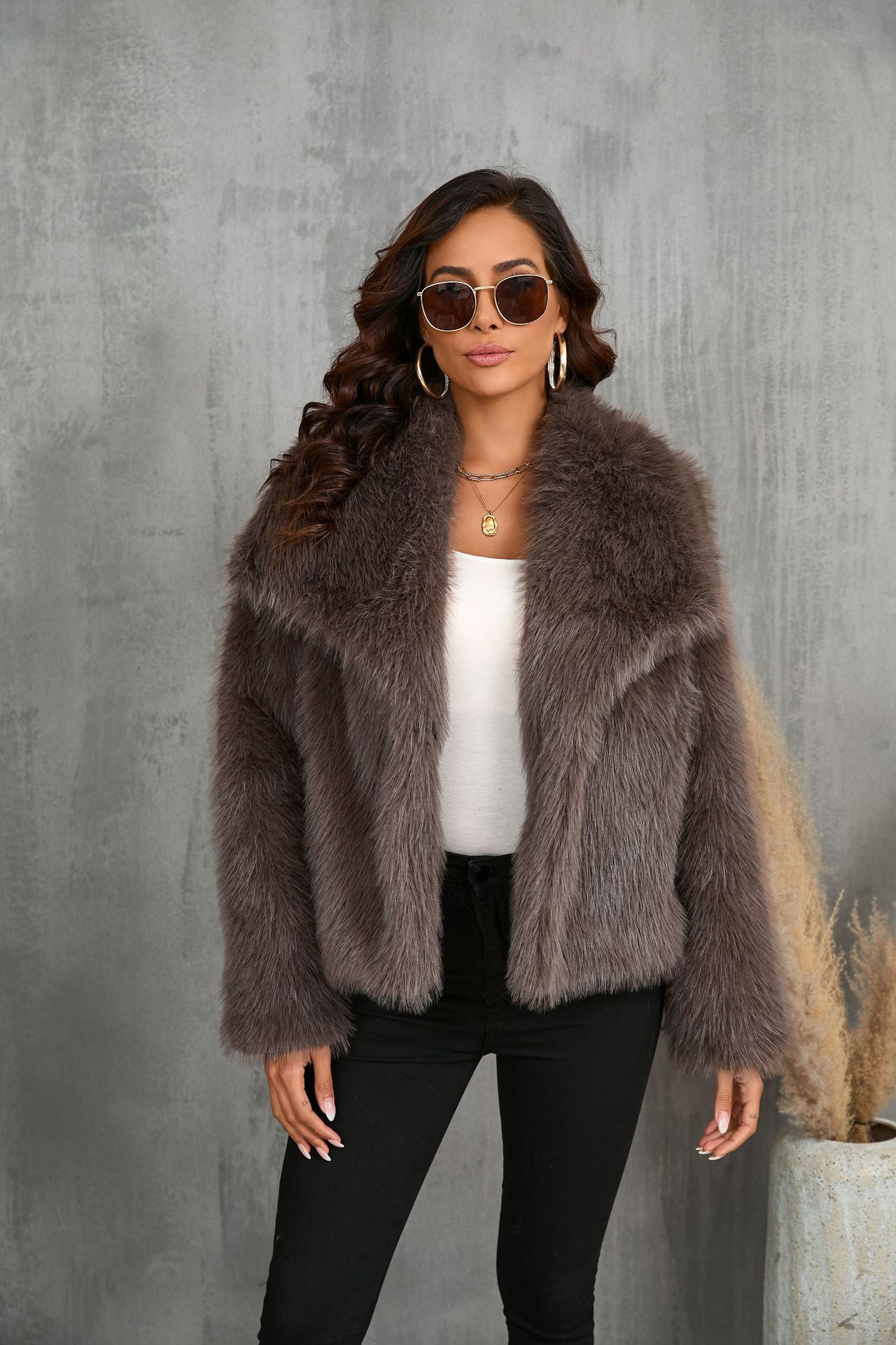 SnowFluff Plüschjacke