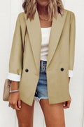 Stylish Office Blazer – Slim Fit Single-Breasted Long Sleeve Casual Jacket