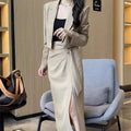 Women's Fashion Short Suit Skirt Set